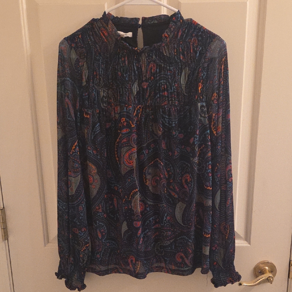Maurices Multicolor Paisley Blouse